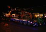 Another great float lit up for the Yule Night Lighted parade. Philipsburg, MT businesses and organizations, as well as those from the area around Philipsburg come to participate in this distinctive...