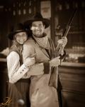 Old time fun photo done at Heritage Photography in downtown Philipsburg.